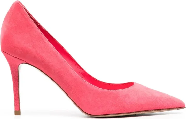 Eva 90mm suede pumps