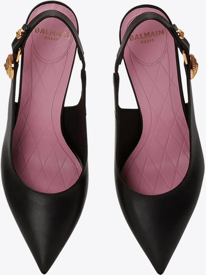 Eva 95 Calf Leather Slingback Pumps - Image 2