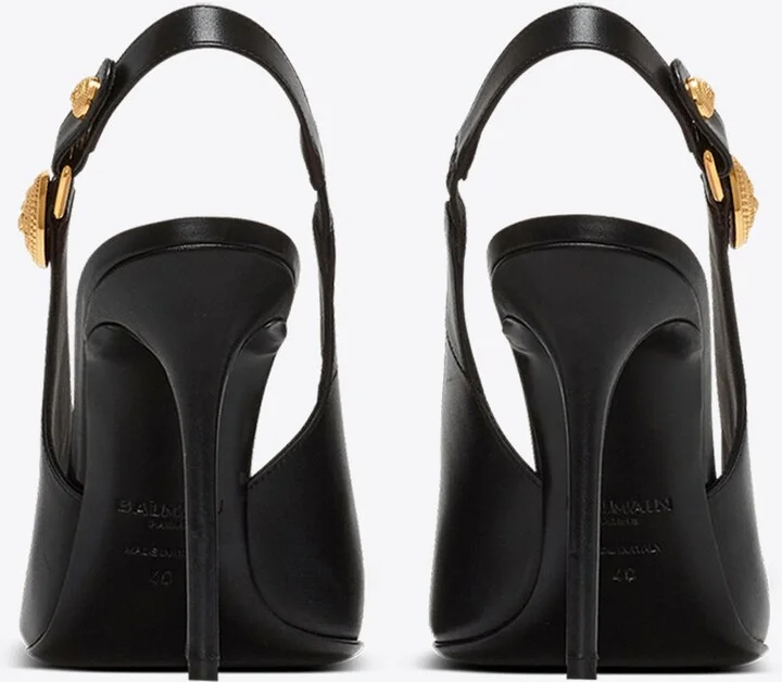 Eva 95 Calf Leather Slingback Pumps - Image 3