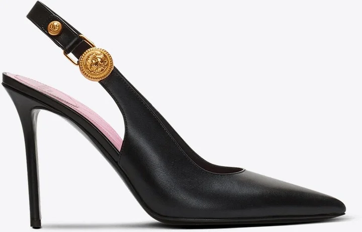 Eva 95 Calf Leather Slingback Pumps
