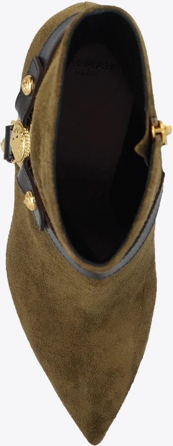 Eva 95 Lion Coin Suede Ankle Boots - Image 3