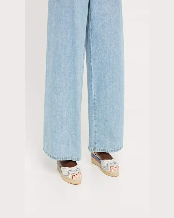 Eva Chevron Multi Ankle-Wrap Espadrilles - Image 3