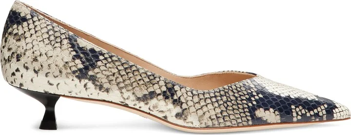 Eva Kitten Heel Pointed Toe Pump - Image 7