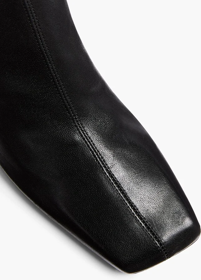 Eva Over-the-Knee Boot in Black Nappa Leather - Image 4