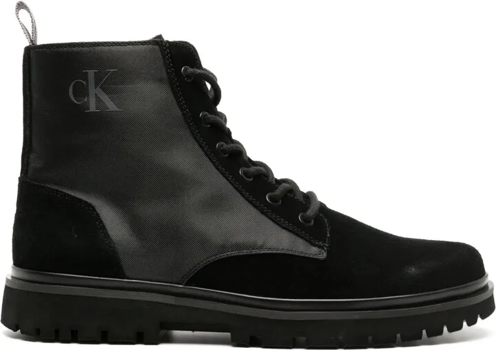 Eva panelled ankle boots