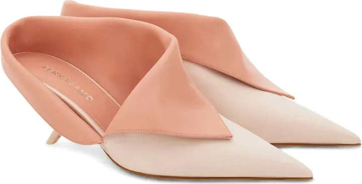 Eva pointed-toe mules - Image 2