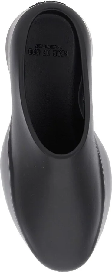 'eva Runner' Black Sneakers With Logo On The Heel And Side Cut-out Detail In Plastic Man - Image 4
