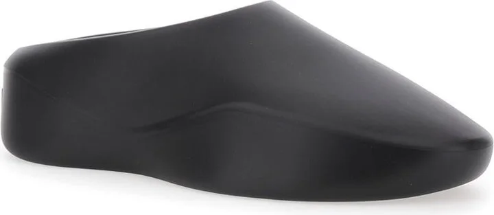 'Eva Runner' Black Sneakers With Logo On The Heel And Side Cut-Out Detail In Plastic Man - Image 2
