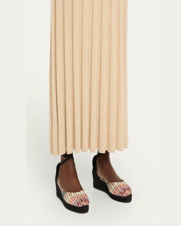 Eva Sequin Multi Ankle-Wrap Espadrilles - Image 6