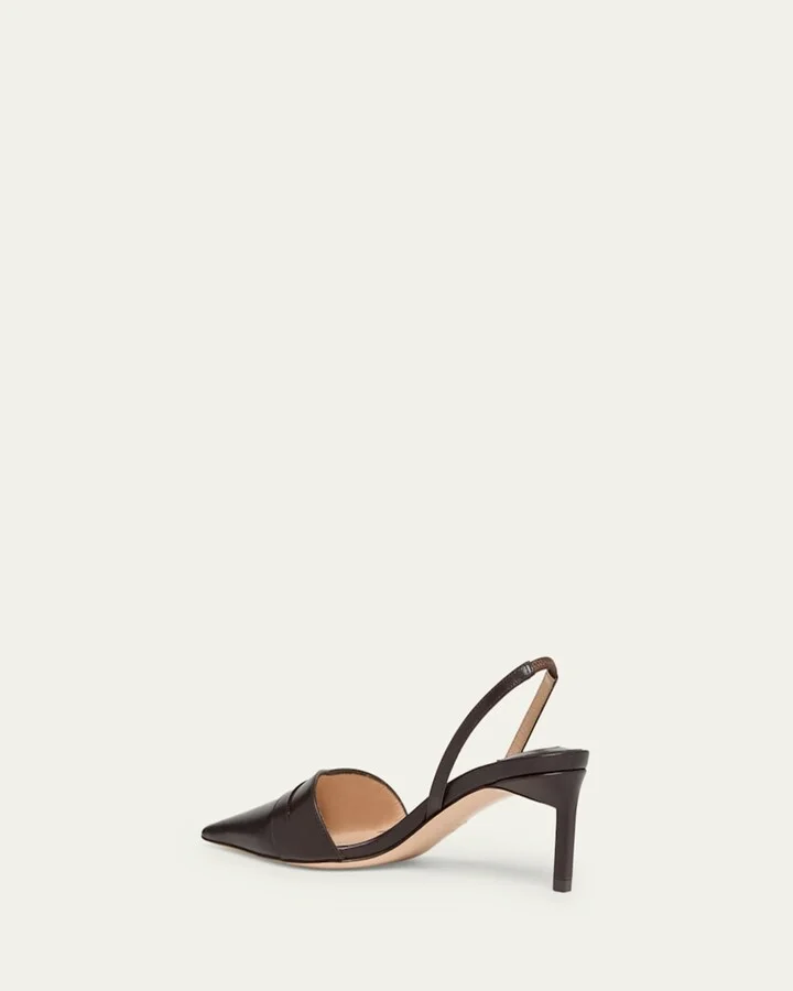 Eva Soft Calf Leather Slingback Pumps - Image 2