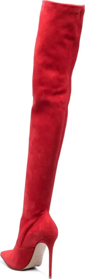 Eva stretch suede-leather boots - Image 3