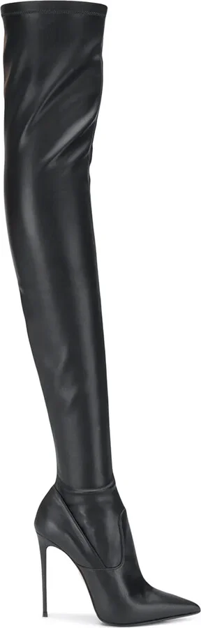 Eva thigh-high leather boots
