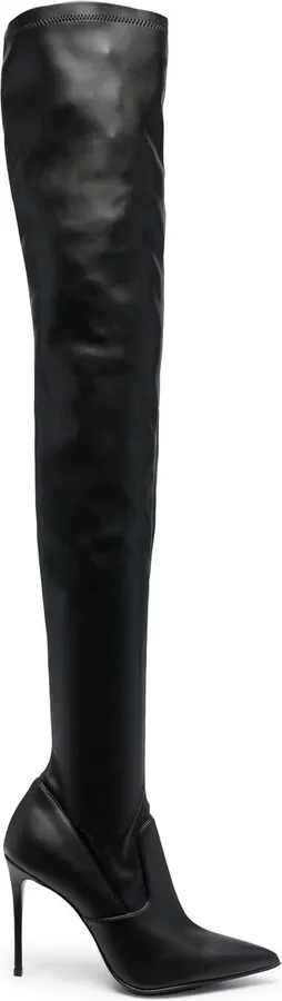Eva thigh-high leather boots