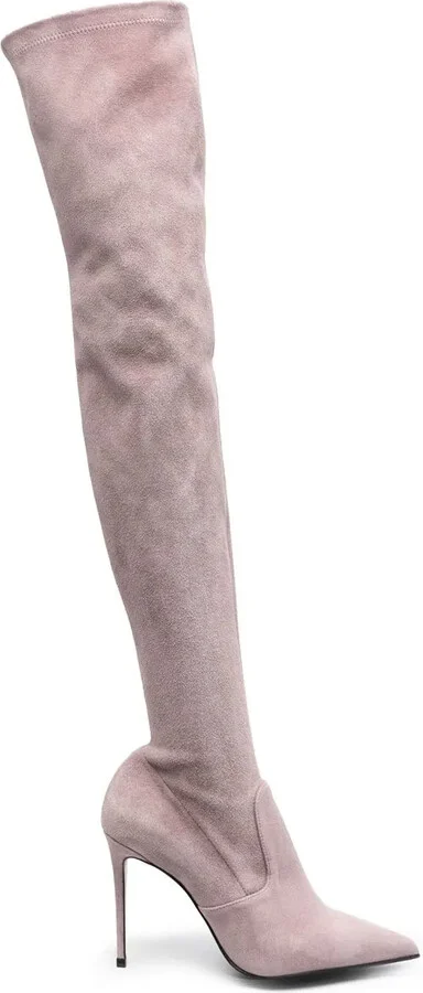 Eva thigh-high leather boots