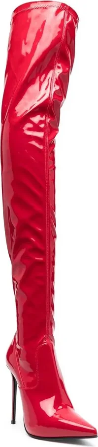 Eva thigh-high stiletto boots - Image 2