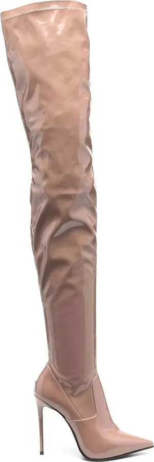 Eva thigh-high stiletto boots