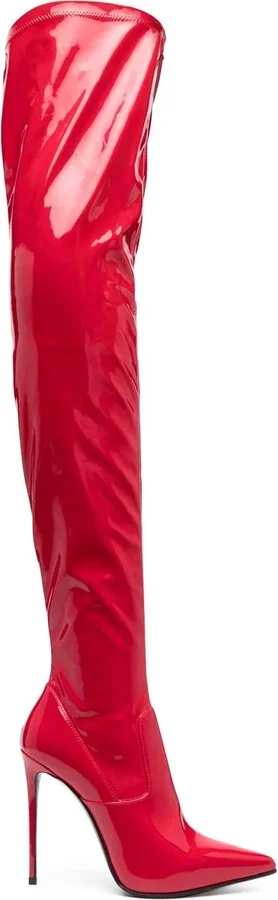 Eva thigh-high stiletto boots