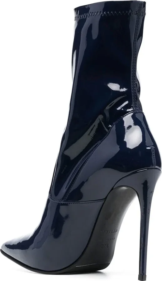 Eva vinyl 120mm ankle boots - Image 3