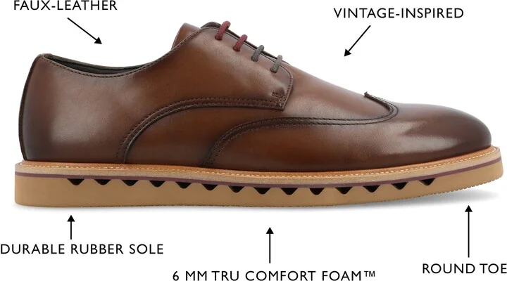Evander Tru Comfort Wingtip Derby - Image 11