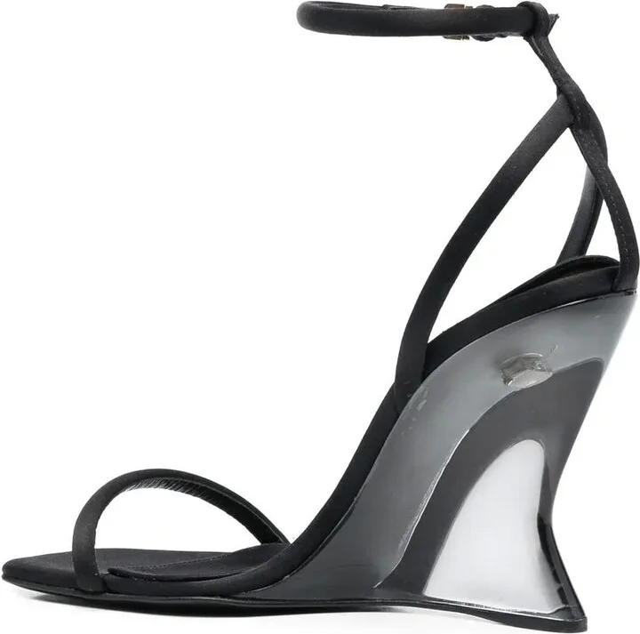 Evangelie 100mm wedge sandals - Image 3