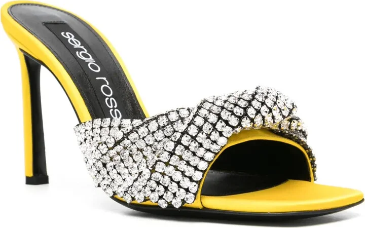 Evangelie 95mm crystal-embellished sandals - Image 2