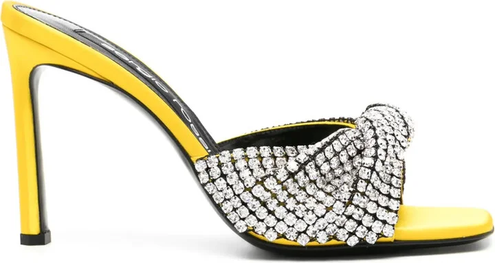 Evangelie 95mm crystal-embellished sandals