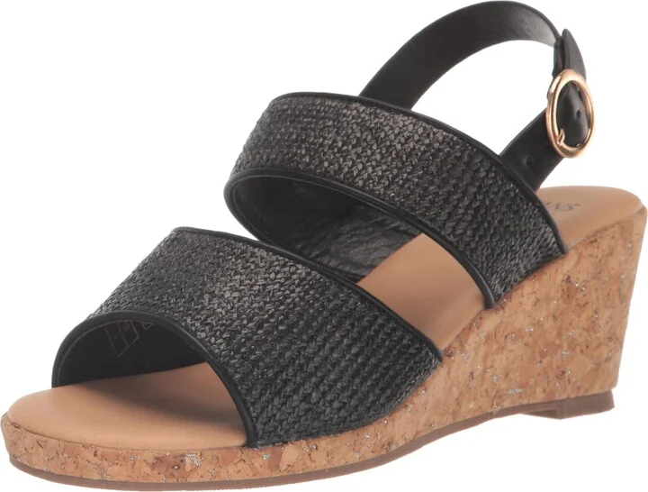 EVANS Women's Extra Wide FIT Milly Wedge