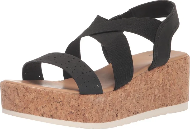 EVANS Women's Extra Wide FIT Phoebe Flatform