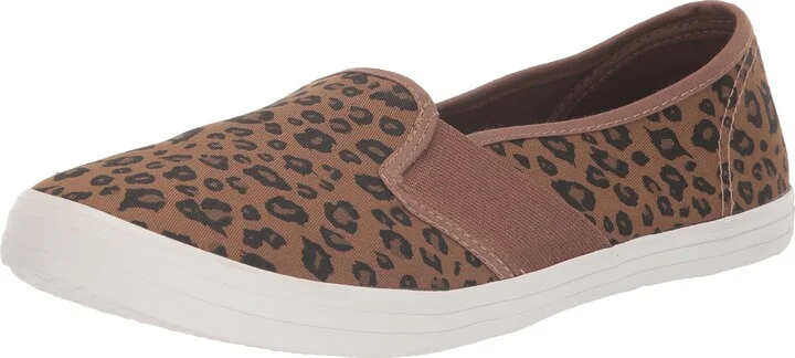 EVANS Women's Leopard-Skater Sneaker