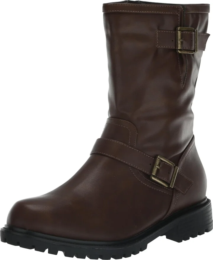EVANS Women's Wide FIT MID Boot Harley Fashion