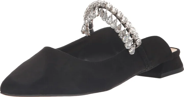 EVANS Women's Wide FIT Strappy Point Mule