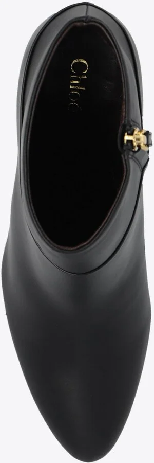 Eve 85 Heeled Leather Ankle Boots - Image 3