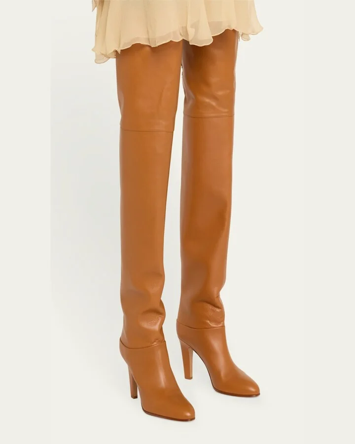 Eve Leather Over-The-Knee Boots - Image 2