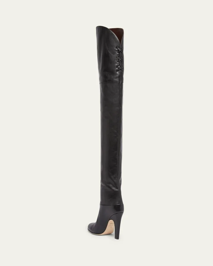 Eve Leather Over-The-Knee Boots - Image 9
