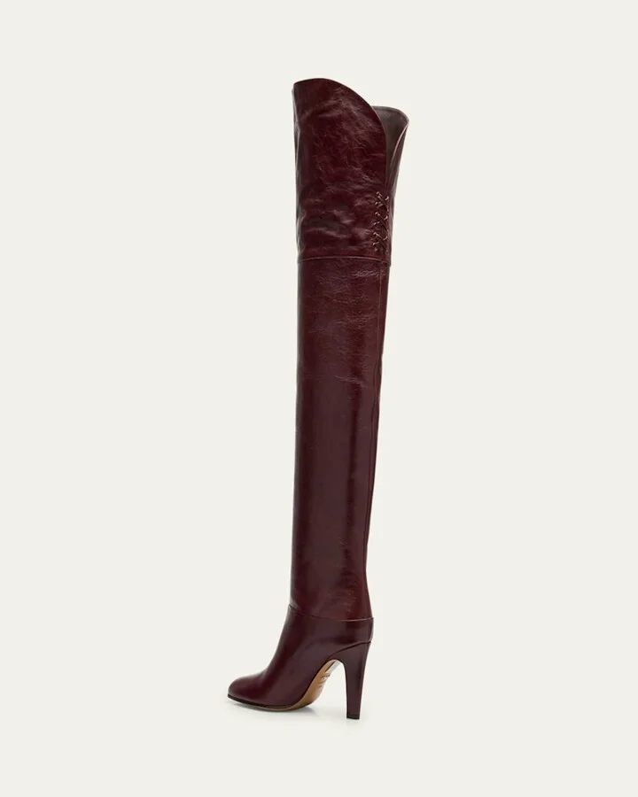 Eve Leather Over-The-Knee Boots - Image 3