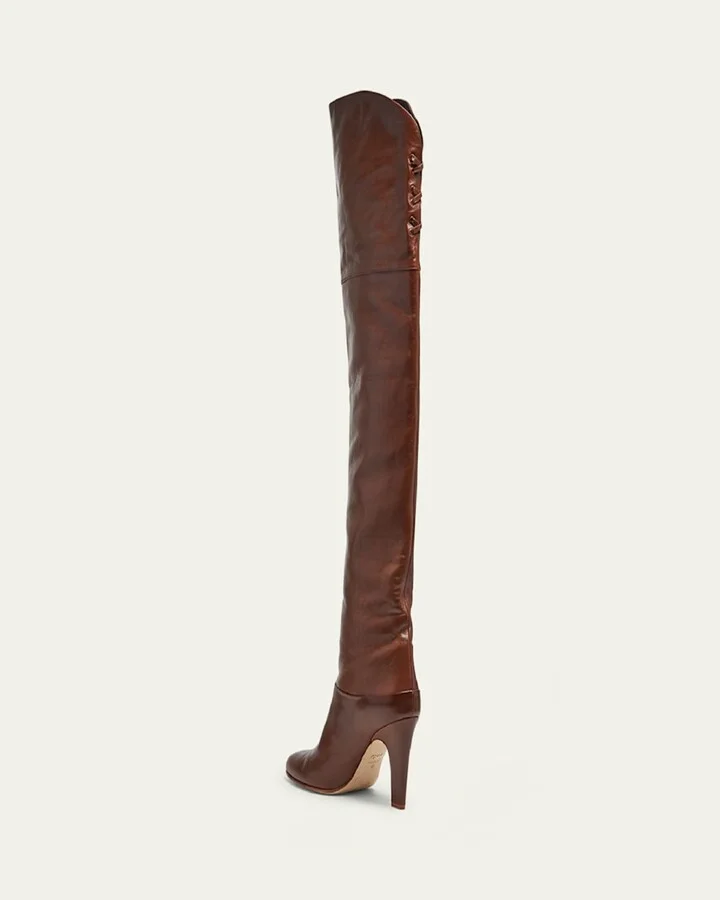 Eve Leather Over-The-Knee Boots - Image 8
