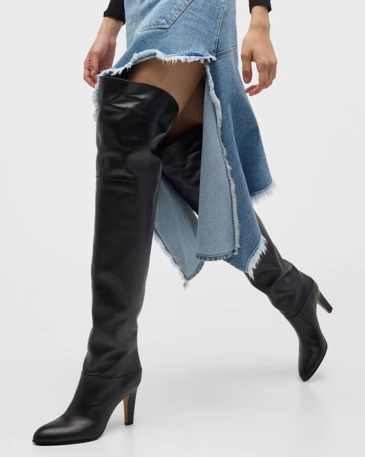 Eve Leather Over-The-Knee Boots - Image 3