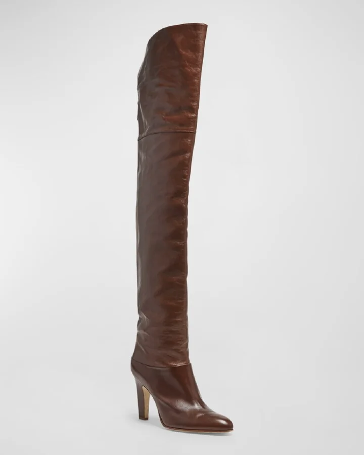 Eve Leather Over-The-Knee Boots - Image 3