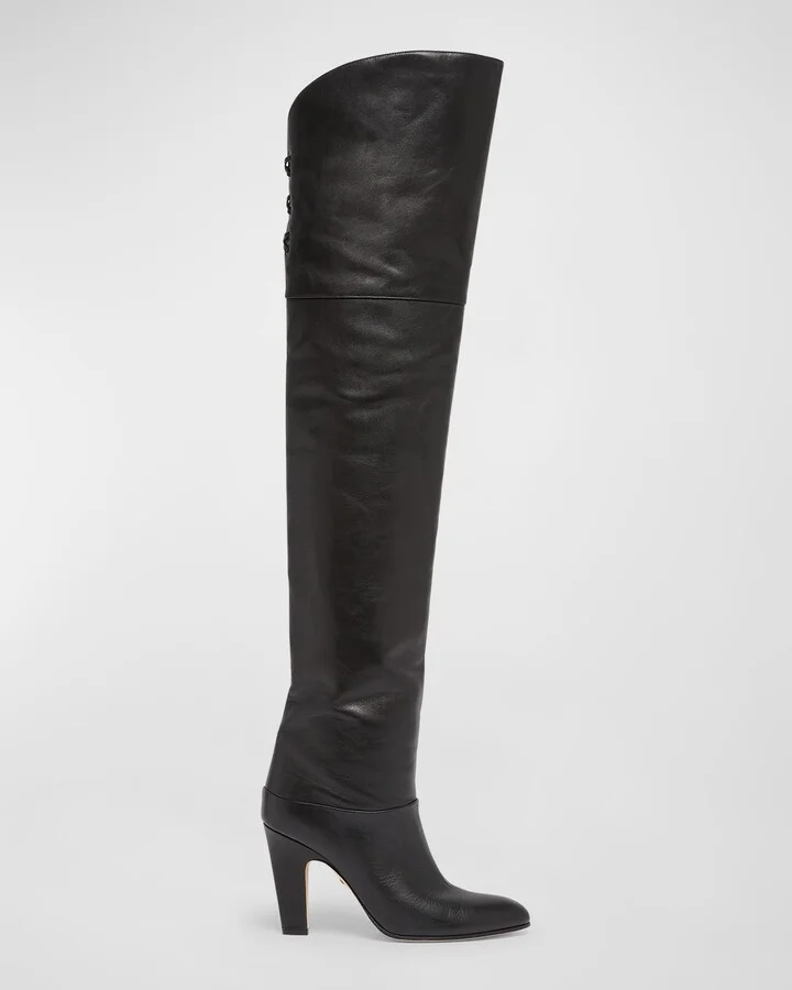 Eve Leather Over-The-Knee Boots