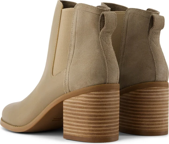 Evelyn Chelsea Dune Leather Boot - Image 4