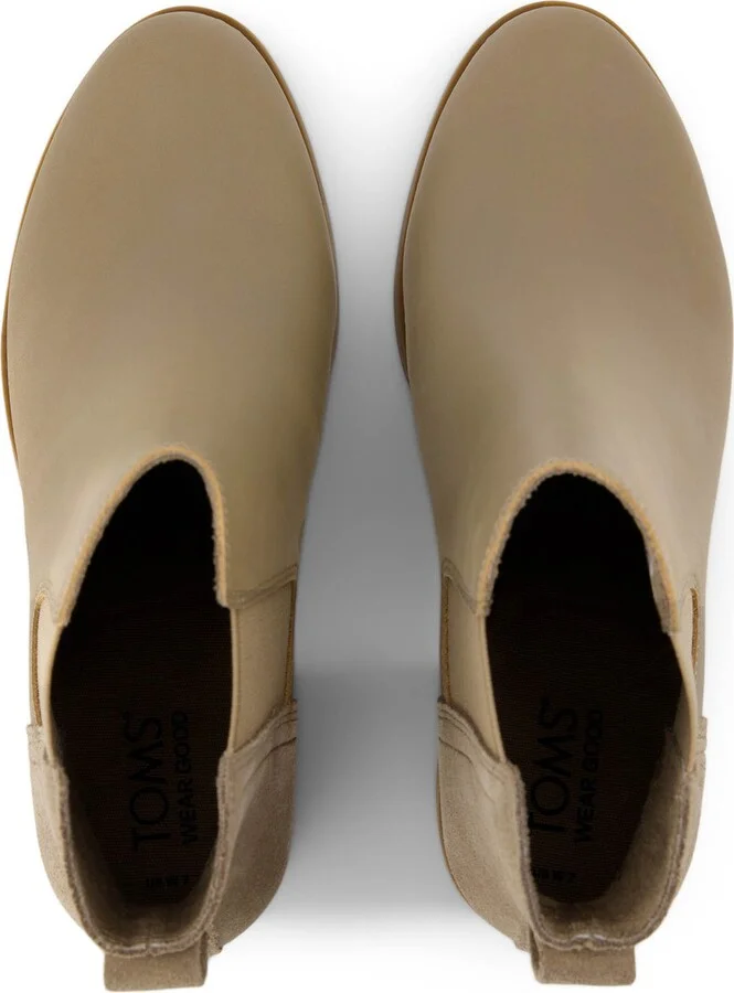 Evelyn Chelsea Dune Leather Boot - Image 5