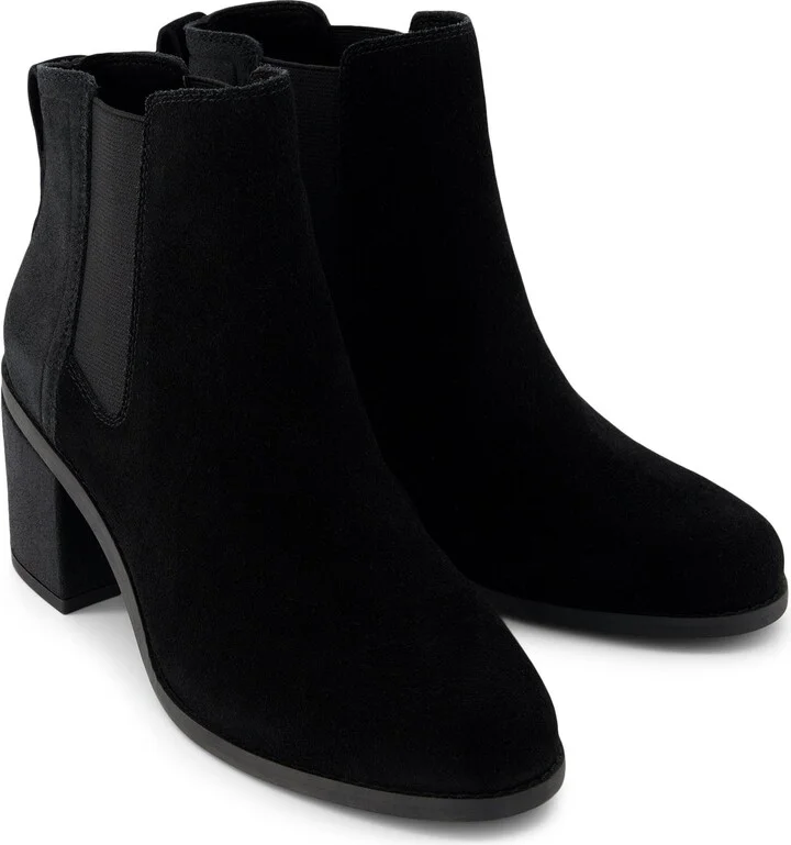 Evelyn Chelsea Metallic Suede Boot - Image 4
