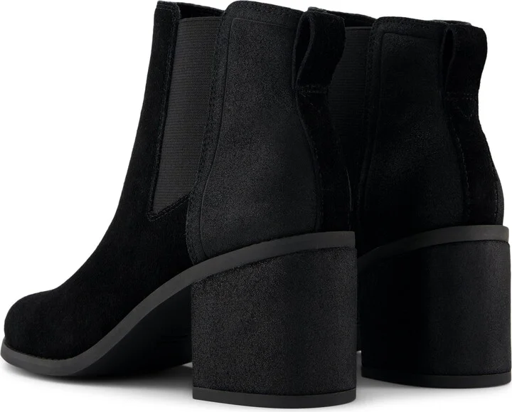 Evelyn Chelsea Metallic Suede Boot