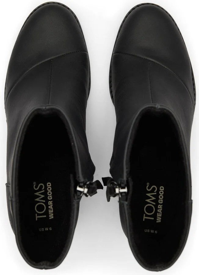 Evelyn Leather Heeled Boot - Image 5