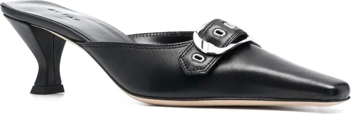 Evelyn leather mules - Image 2