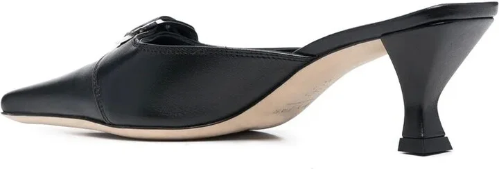 Evelyn leather mules - Image 3