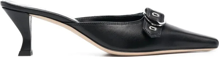 Evelyn leather mules