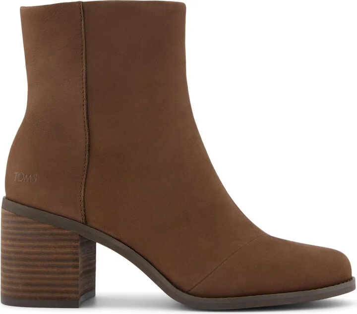 Evelyn Oak Leather Boot
