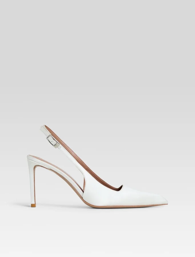 Evelyn Satin Slingback