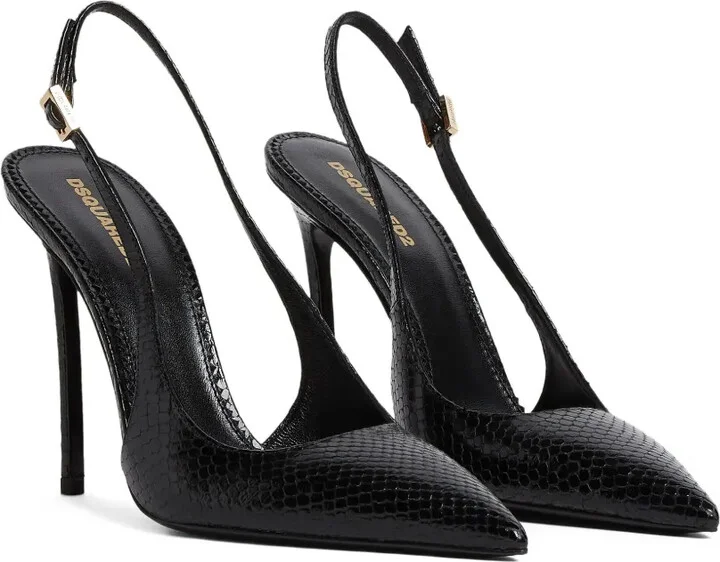 Evening slingback pumps